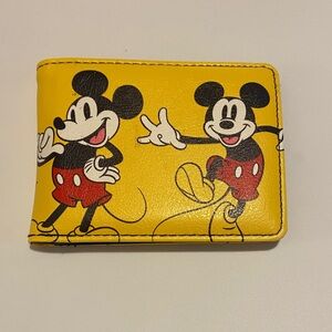 Buckle-Down Yellow Mickey Mouse Bifold Wallet
